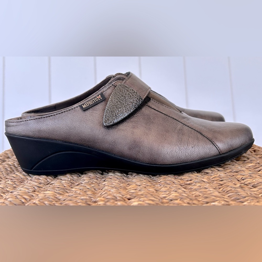 Mephisto Women’s Kaia Leather Mule Slip On Comfort‎ Shoe Air Jet Size 7.5
